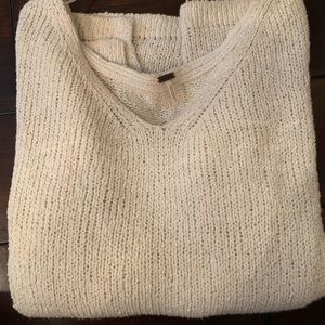 Free People Knit Sweater with Pocket